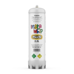 InstaWhip 2.2L Major 1,360G x 5 Cylinders InstaWhip 2.2L Major 1,360G x 5 Cylinders