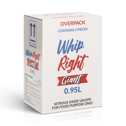 WhipRight 0.95L Giant 640G x 6 Cylinders WhipRight 0.95L Giant 640G x 6 Cylinders